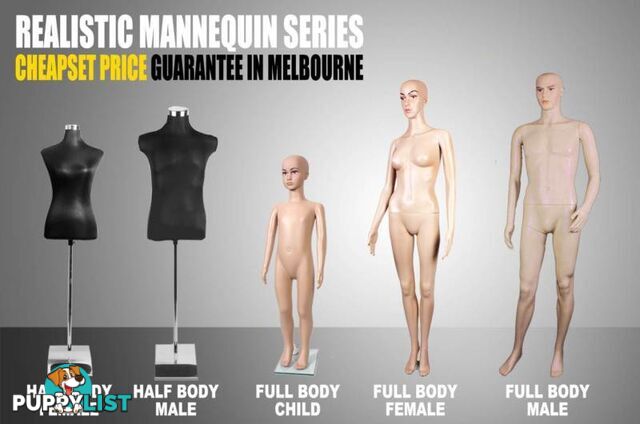 New Kid Male Female Full Half Body Size Mannequin Shop Display