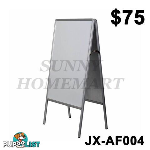 Double Side A Frame Whiteboard Metal Poster Stand A3/4 Adjustable