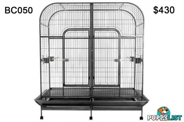 Top Quality Large Dual Double Pet Bird Cage Parrot Cockatoo Twin