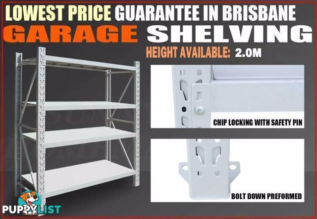 New Longspan Storage Shelving Rack Garage Warehouse Racking