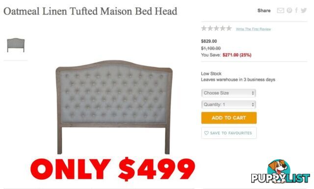 AUSTRIAN QUEEN HEADBOARD