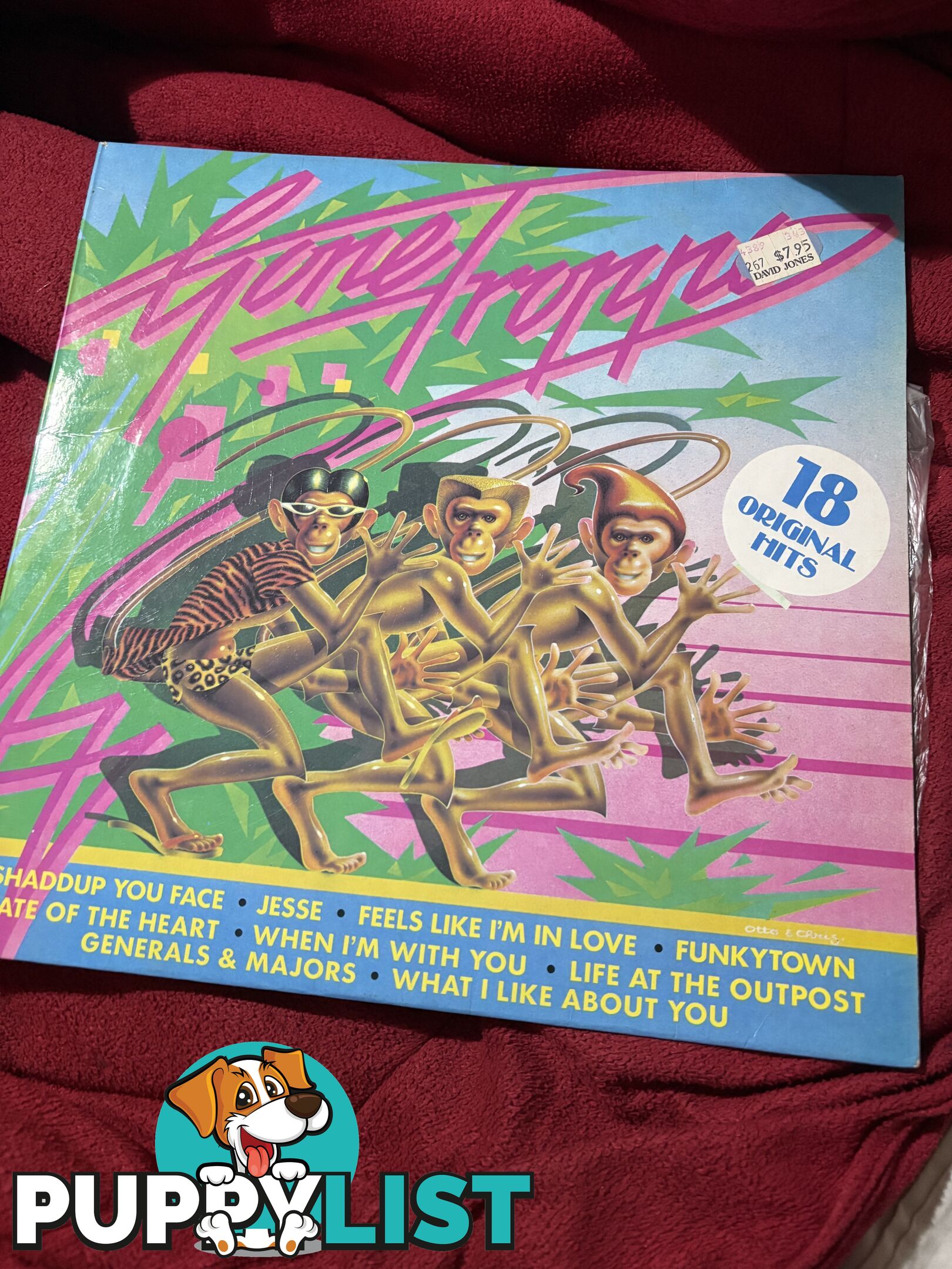 GONE TROPPO 18 ORIGINAL HITS 70,S RECORD