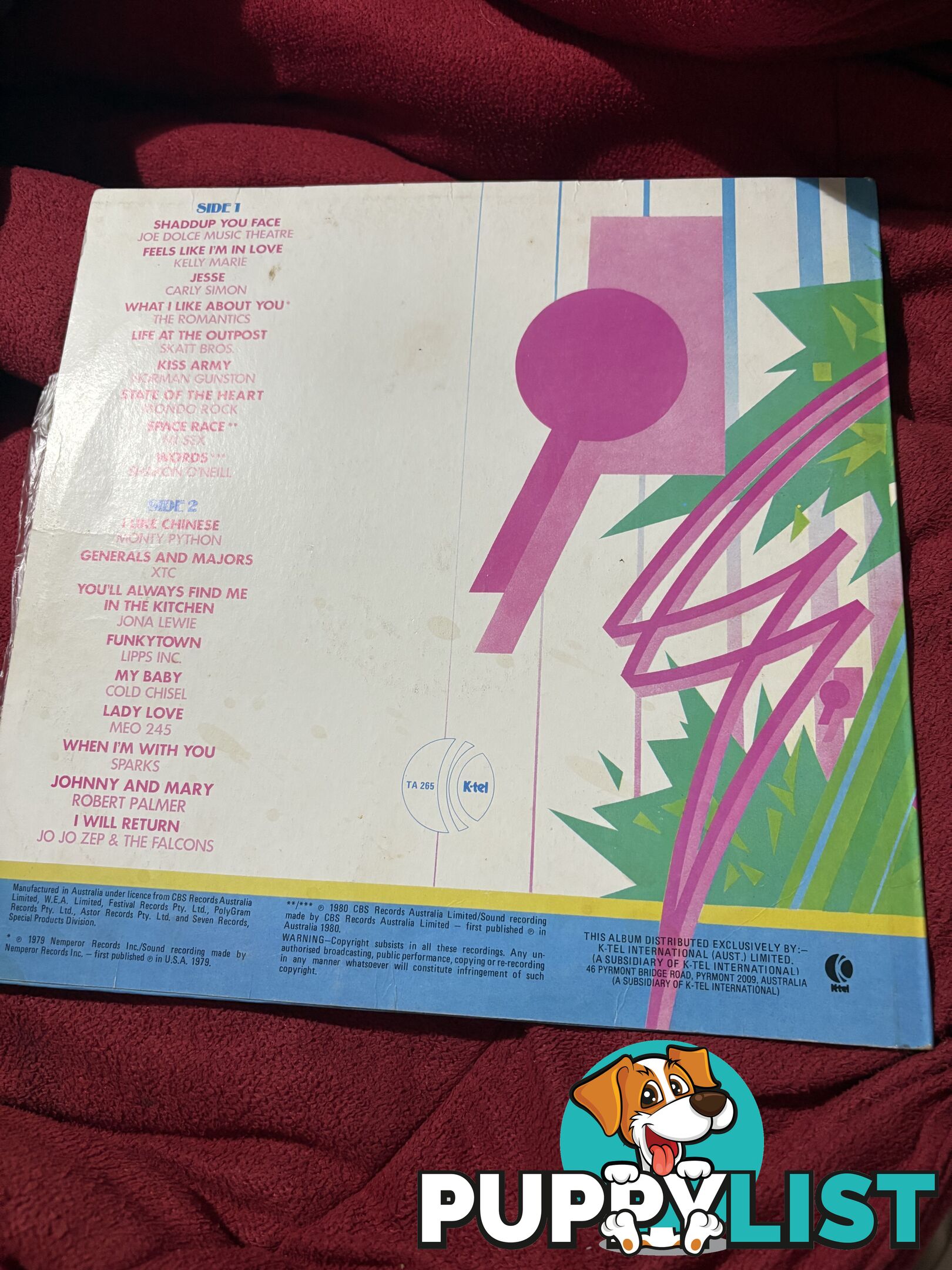 GONE TROPPO 18 ORIGINAL HITS 70,S RECORD