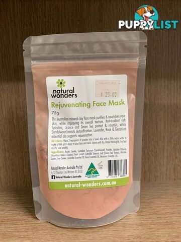 Natural Wonders Rejuvenating Face Mask 75g