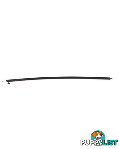 BLACK CURVED ROOF RAFTER: SLIGHT CURVE- max length of 243 cm (8")