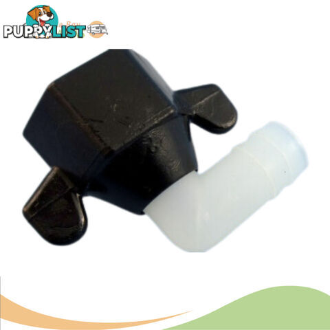 Shurflo Swivel Elbow 1/2B x 1/2F Tighten by Hand Only