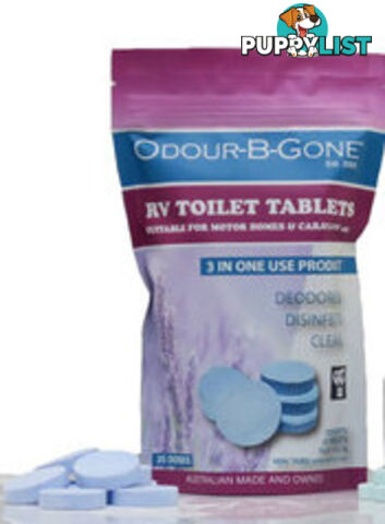 Odour B Gone - 25 tablet pack lavender