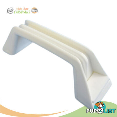 Plastic Grab Handle - White