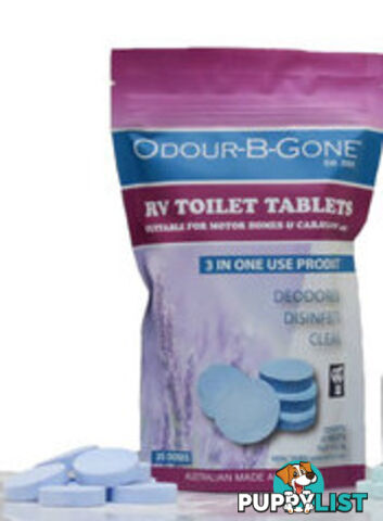 Odour B Gone - 25 tablet pack lavender