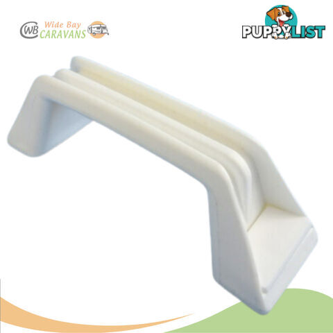 Plastic Grab Handle - White