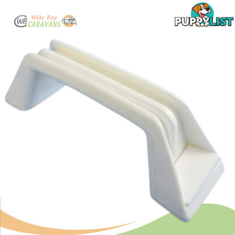 Plastic Grab Handle - White