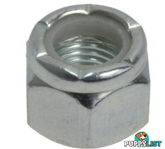 5/8" UNF Nyloc Nut - Zinc Plated