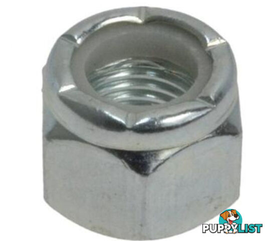 5/8" UNF Nyloc Nut - Zinc Plated