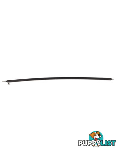 BLACK CURVED ROOF RAFTER: SLIGHT CURVE- max length of 243 cm (8")
