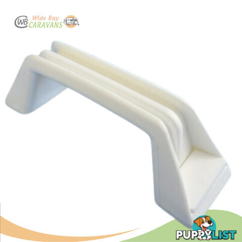 Plastic Grab Handle - White