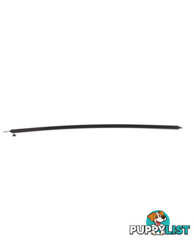 BLACK CURVED ROOF RAFTER: SLIGHT CURVE- max length of 243 cm (8")