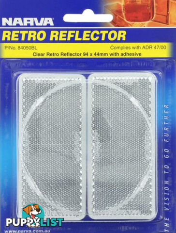 Reflector Clear 94x44