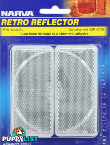 Reflector Clear 94x44