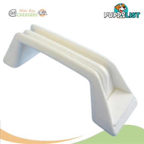 Plastic Grab Handle - White