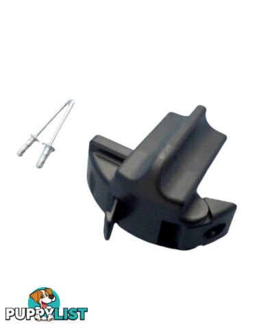 Travel Latch / Storage Lock (Black) - Suit Carefree Fiesta Awnings