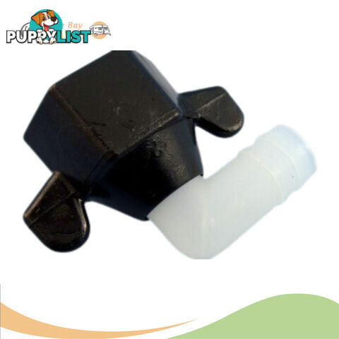 Shurflo Swivel Elbow 1/2B x 1/2F Tighten by Hand Only