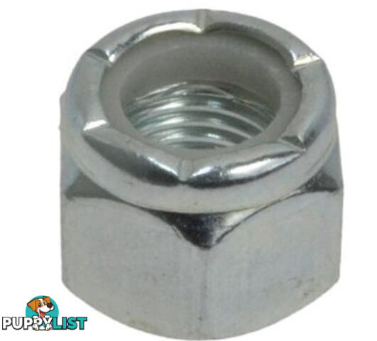 5/8" UNF Nyloc Nut - Zinc Plated