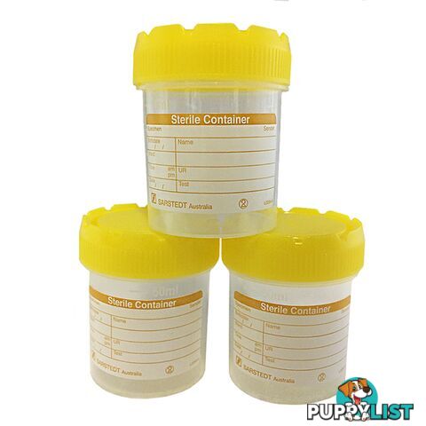 Sterile Jar - 3 Pack - MPN: 1101