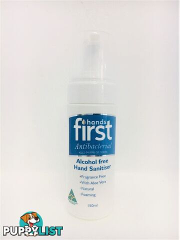 Hands First Hand Sanitiser - 150 ml - Green Living Australia - MPN: 3573