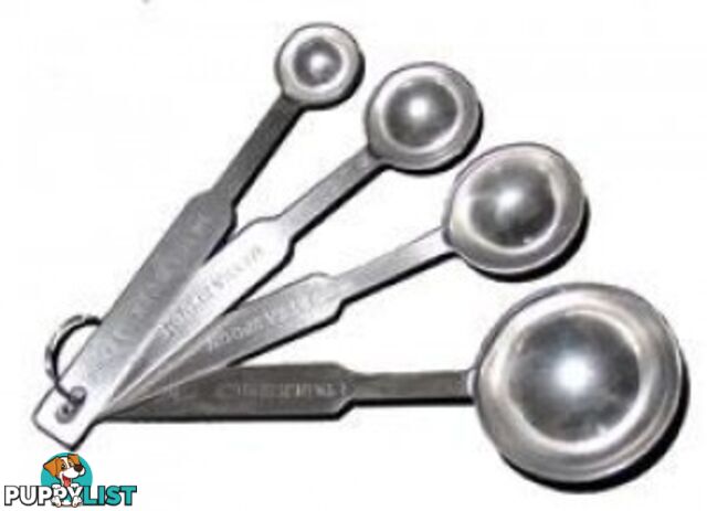 Measuring Spoon 4 Piece Set - Stainless Steel - MPN: 1893