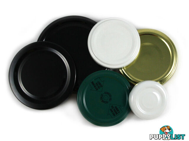 82 mm Twist Top Lids - Flat - Green Living Australia - MPN: 1023-ALL