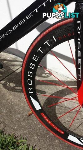 Rossetti Pantera! M/L. Sram Red 10s. Red Label Carbon Clinchers.