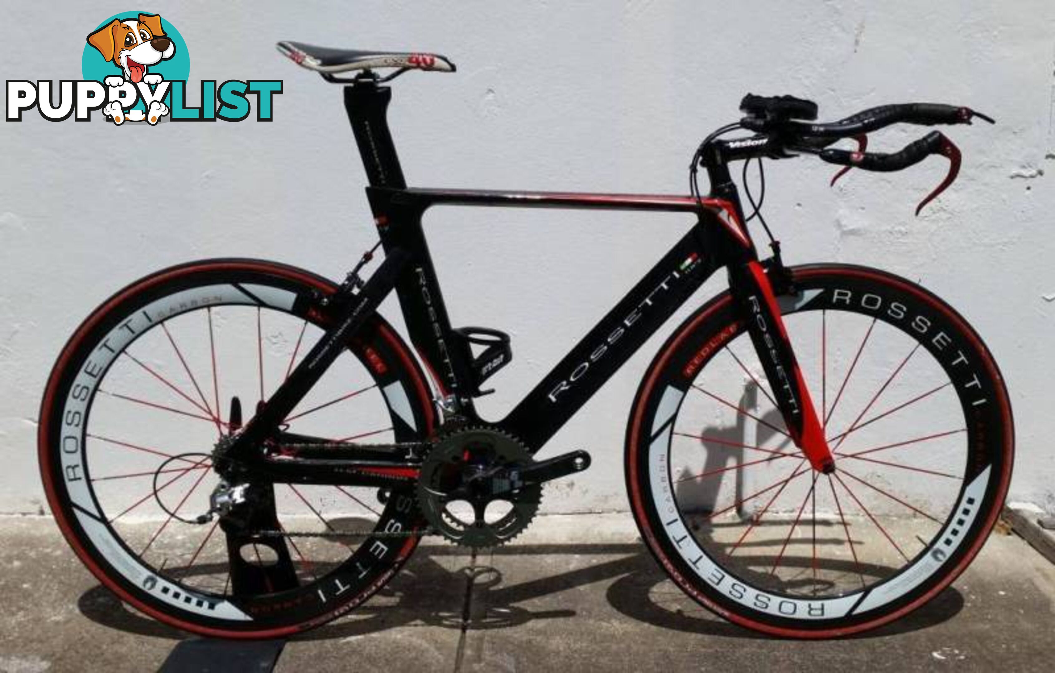 Rossetti Pantera! M/L. Sram Red 10s. Red Label Carbon Clinchers.