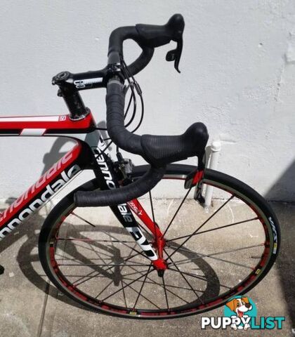 2014 Cannondale Supersix Evo. M. Red 22. Mavic R-SYS!