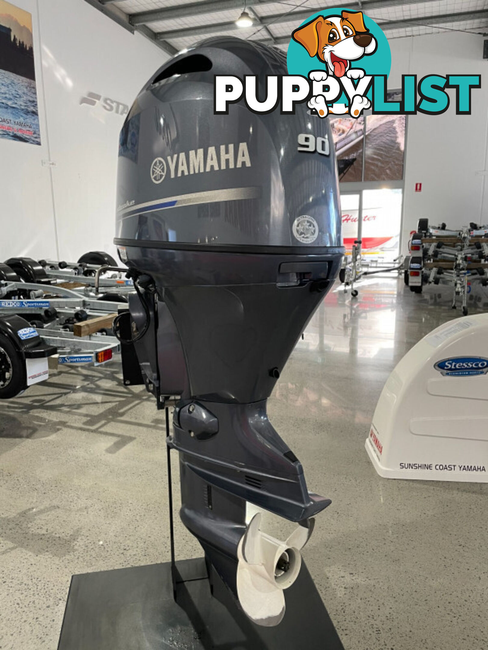 Yamaha 90 HP Outboard – EFI, Midrange Power, Brand New | F90LB
