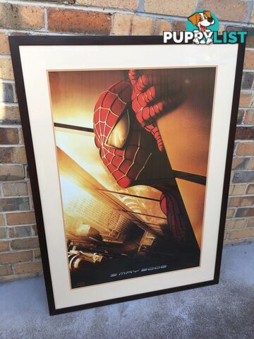 SPIDER-MAN FILM 2002 FRAMED MOVIE POSTER