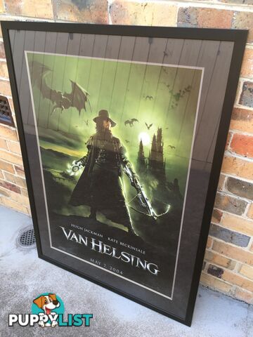 VAN HELSING HUGH JACKMAN FILM FRAMED MOVIE POSTER