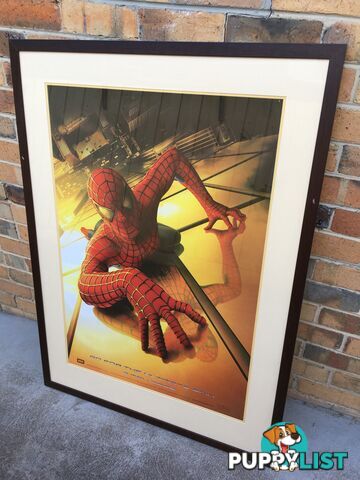 SPIDER-MAN FILM 2002 FRAMED MOVIE POSTER