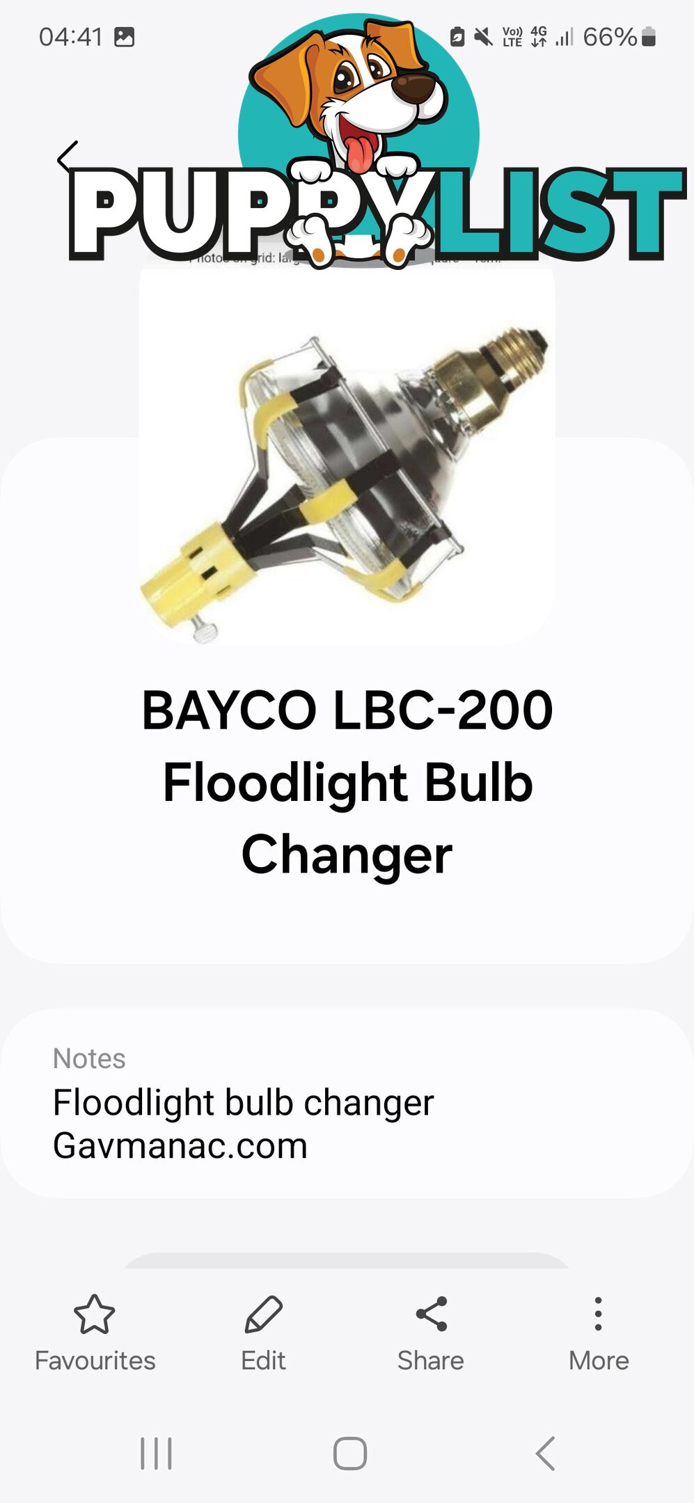 Floodlight changer