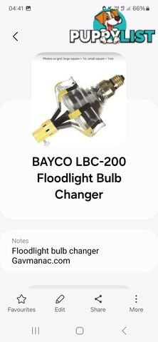 Floodlight changer