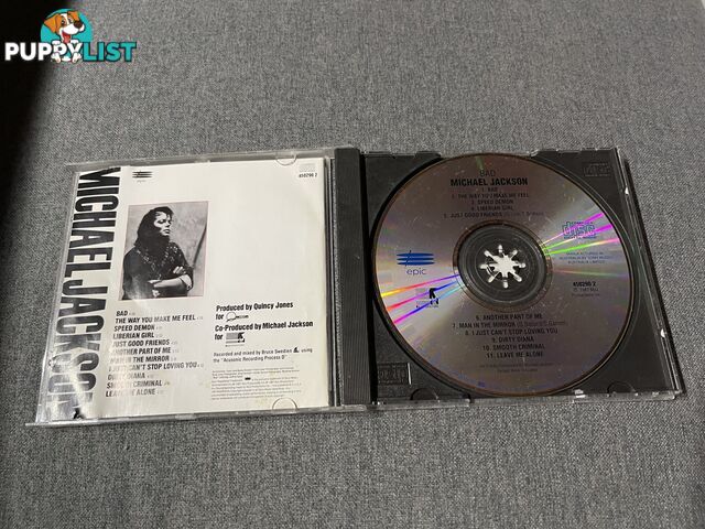 Michael Jackson BAD Cd