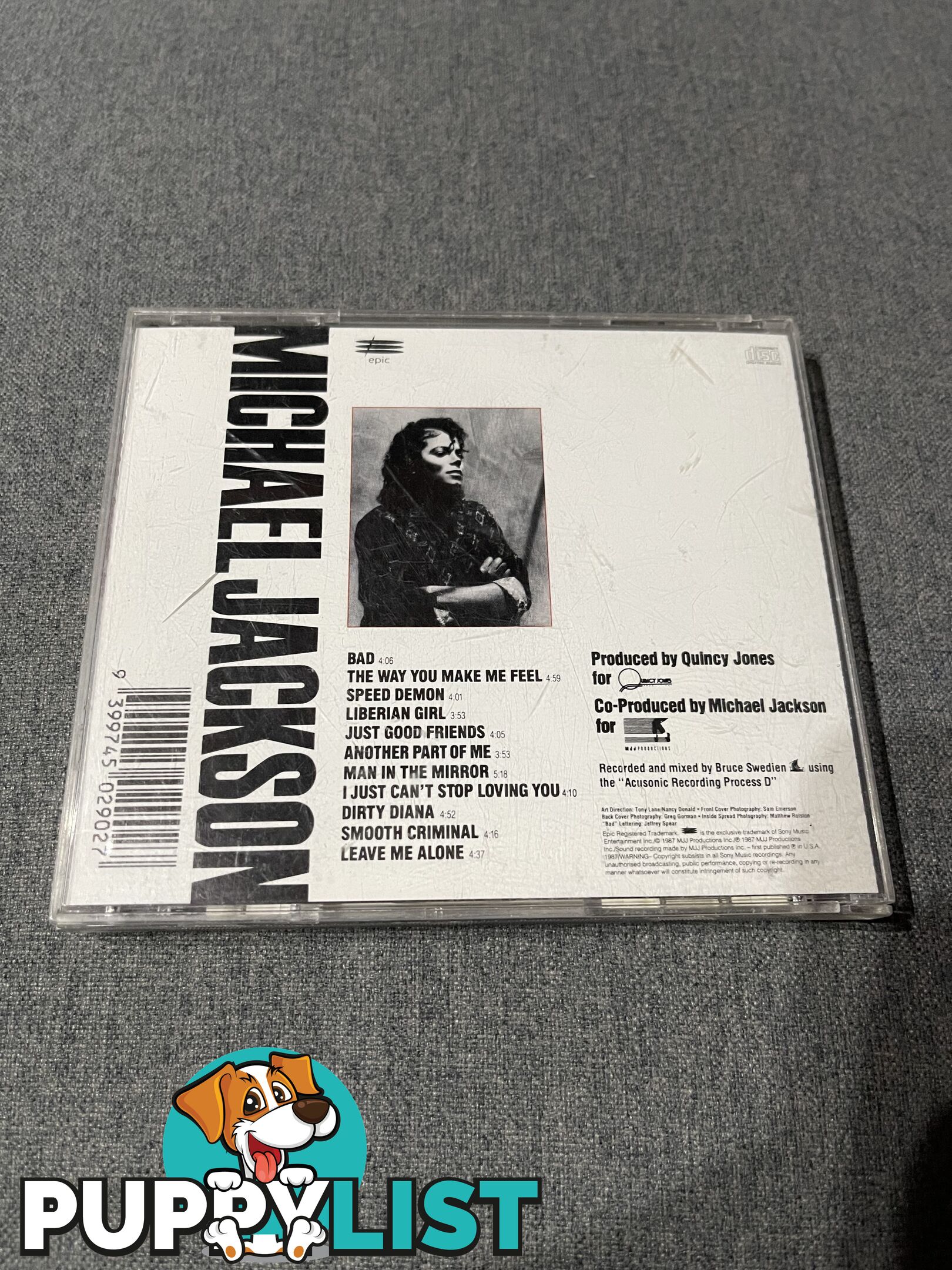 Michael Jackson BAD Cd