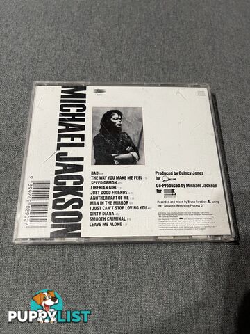 Michael Jackson BAD Cd