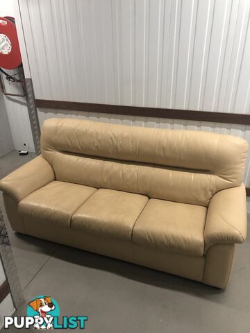 Two Black leather recliner chairs