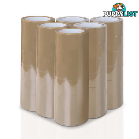 108 Rolls Packing Tape - 48mm x 75m - Brown