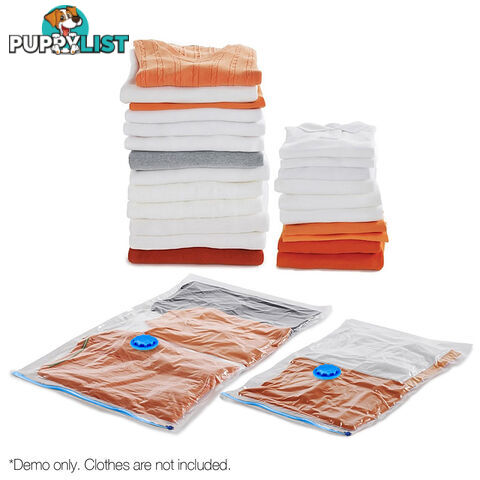 Set of 18 Vacuum Storage Bags 70 x 100cm