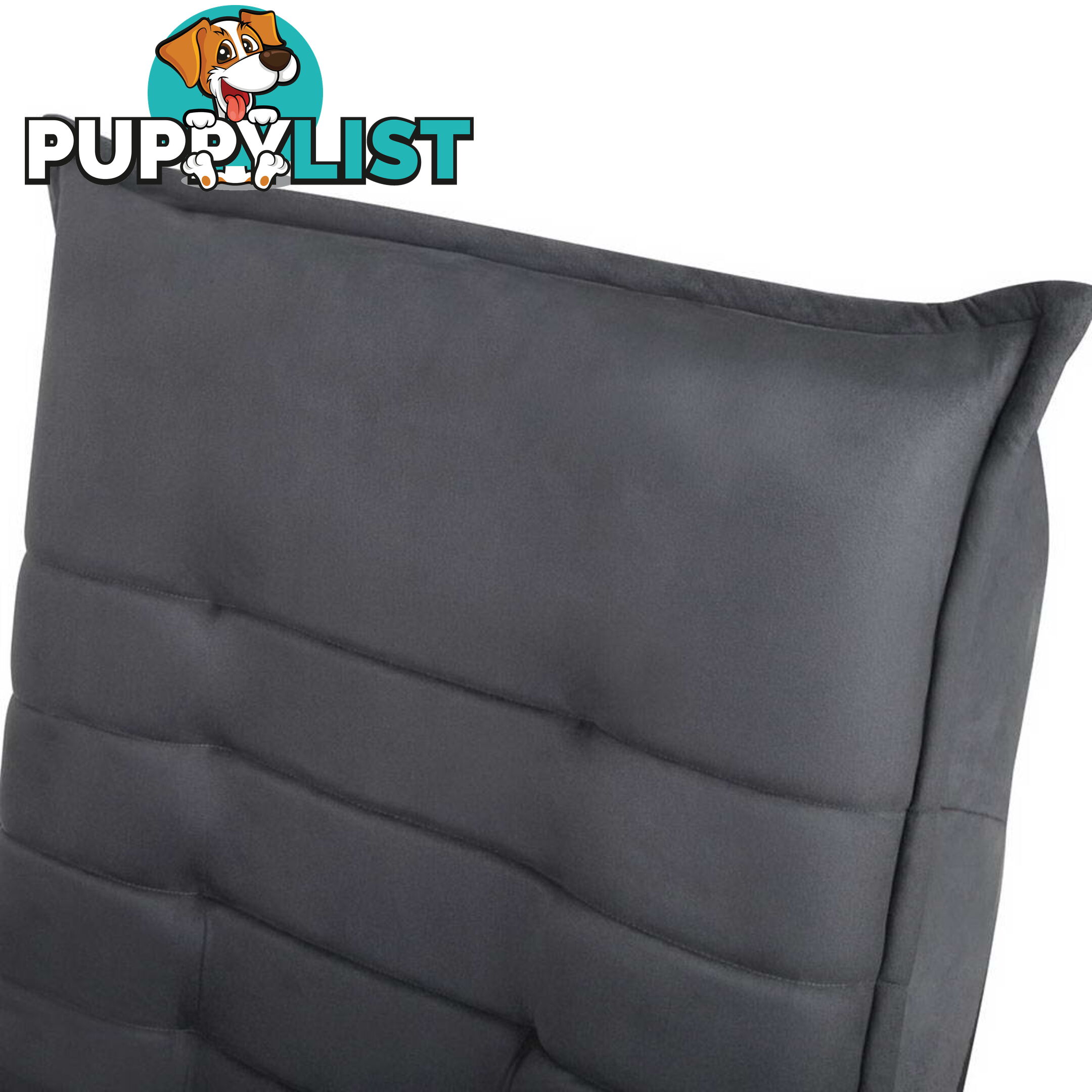 Single Size Lounge Chair - Charcoal