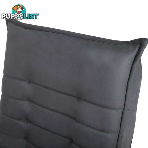 Single Size Lounge Chair - Charcoal