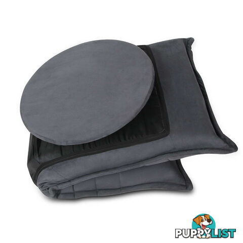 Single Size Lounge Chair - Charcoal