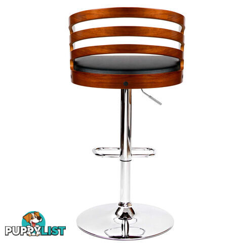 Wooden Bar PU Leather Stool