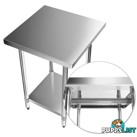 430 Stainless Steel Kitchen Work Bench Table 610mm